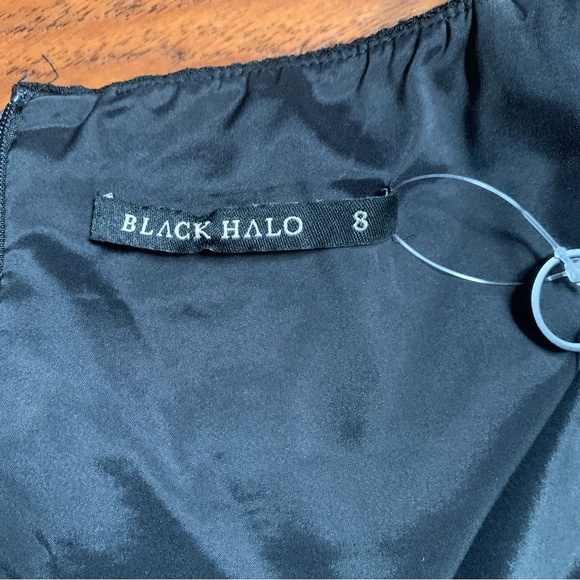 Black Halo Black Pinup Fit & Flare Midi Dress | Size 8 - Picture 9 of 11